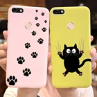 Чехол для Huawei P9 Lite Mini SLA-L02, SLA-L22, SLA-L03, 5,0 дюйма, силиконовый чехол, чехол для Huawei P 9 Lite MINI, симпатичная девушка