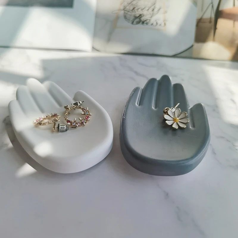 Силиконовые формы в форме ладони для бетона подсвечника сделай сам цементный