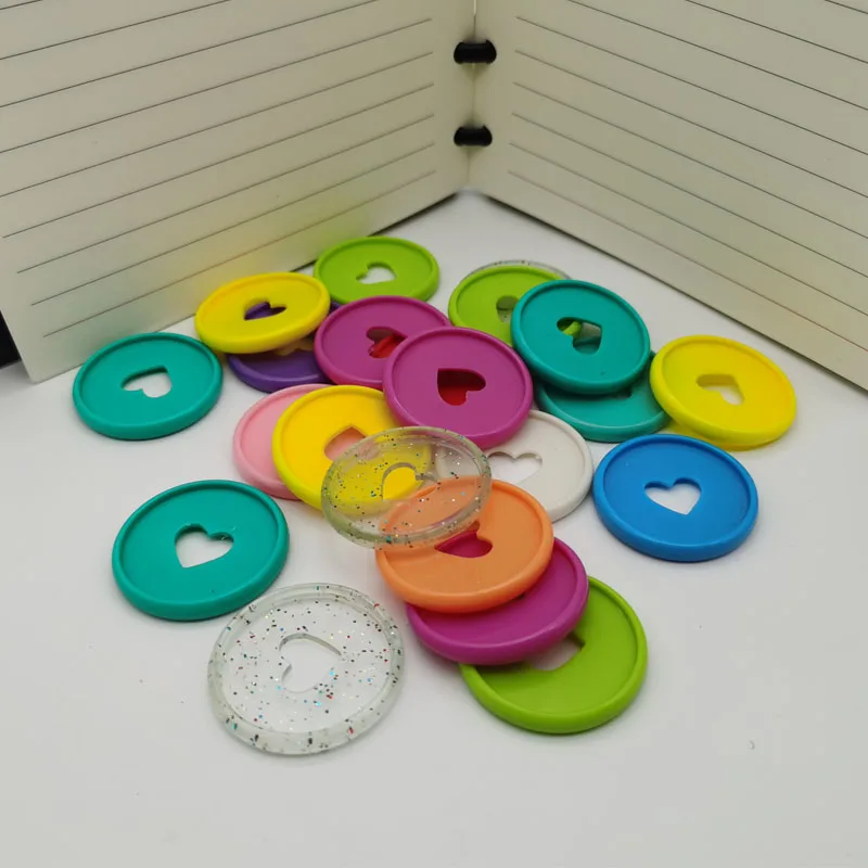 100 шт. 35 мм гриб отверстие переплет диск для книг вязка диски планировщик Пластик