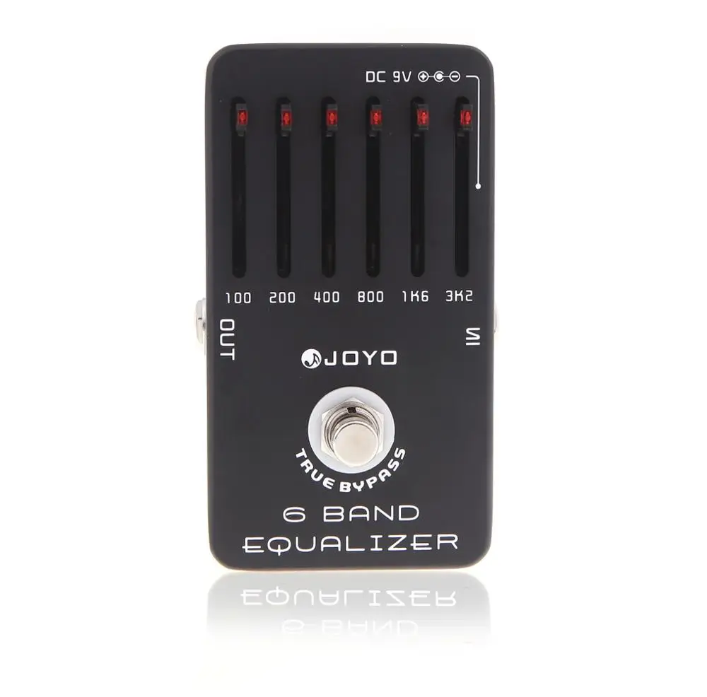 

Joyo EQ Equalizer 6-Band Guitar Effect Pedal True Bypass Guitar Parts Accessory Effecs