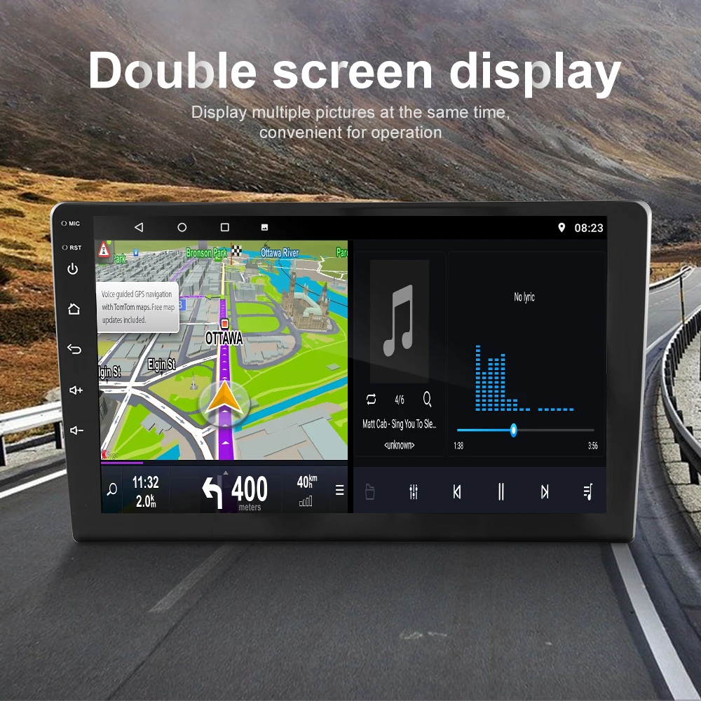 Автомагнитола Podofo 9 дюймов 4G Android 0 GPS Wi Fi|Автомобильные радиоприемники| |