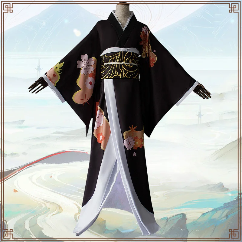 Женский костюм кимоно из аниме рассекающий демонов| |