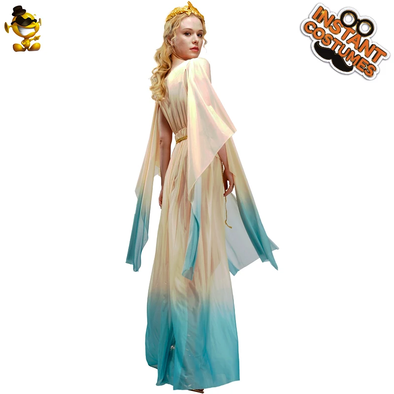 Женский элегантный костюм греческой богини костюмы для косплея на Хэллоуин