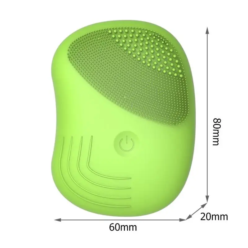 Силиконовая Очищающая щетка для лица в форме фруктов удаляющая черные точки