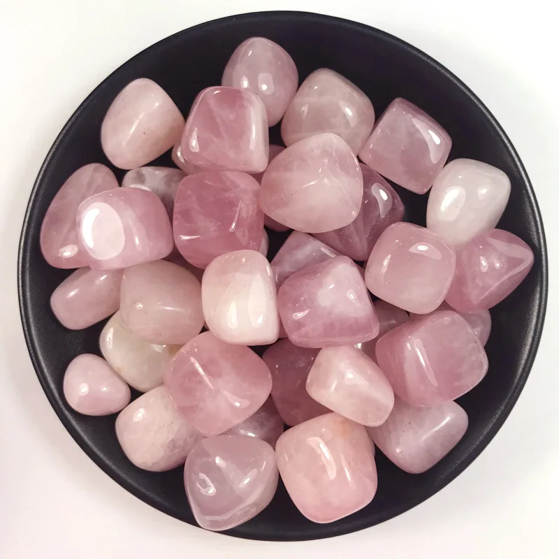 

100g Natural Pink Powder Crystal Gravel Madagascar Rose Quartz Primitive Gemstone Mineral Specimen Decorative Energy Stone