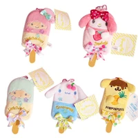 kawali anime littletwinstars cinnamoroll my melody popsicle ice cream cartoon soft stuffed plush doll stuffed pendant kids toys
