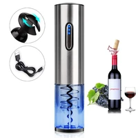 2021 rechargeable electric wine opener automatic bottle opener stainless steel wine opener usb charging cable kitchen tools