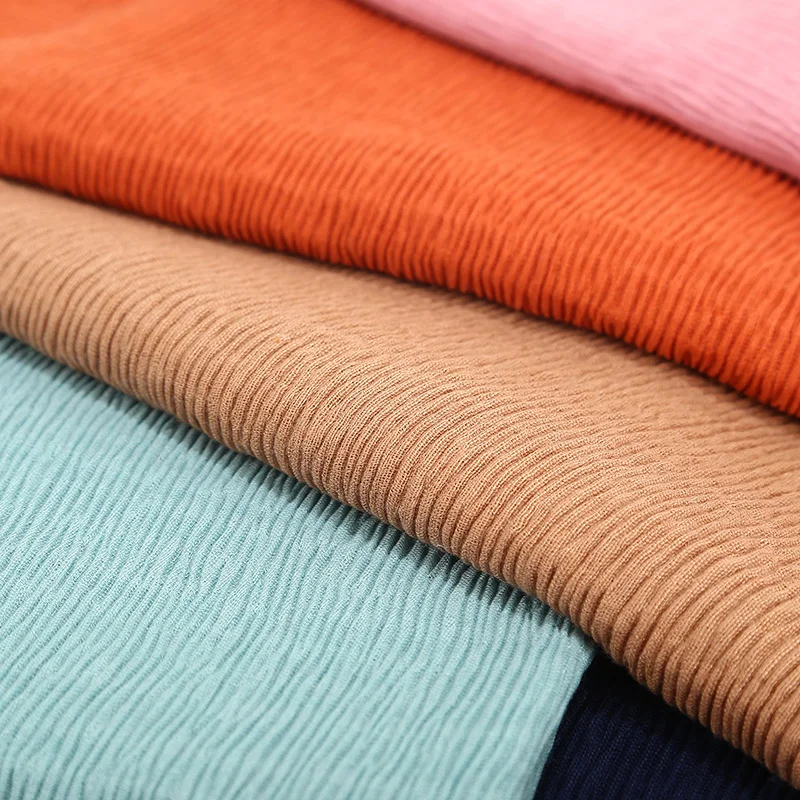 

plain pleated shawls muslim Cotton wrinkle hijab scarves pashmina headscarf wraps turbans wraps headband 1pc