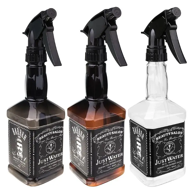 

650ml Barber Hairdresser Empty Hair Water Spray Bottle Home Shop Professional Salon Tool Random Color