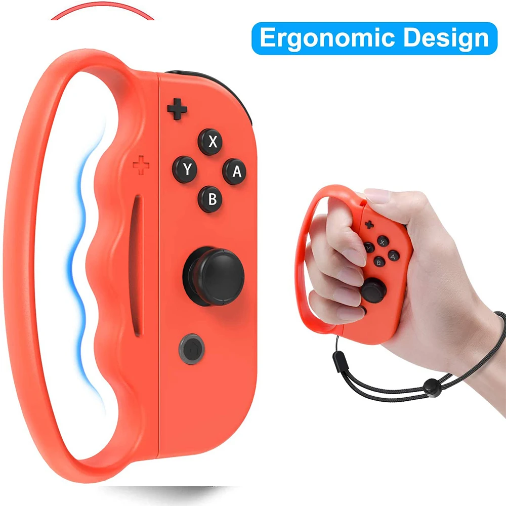 1 Pair for Nintendo Switch Joy Con Controller Hand Grips with Wrist Straps for Fitness Boxing Game Accessories images - 6