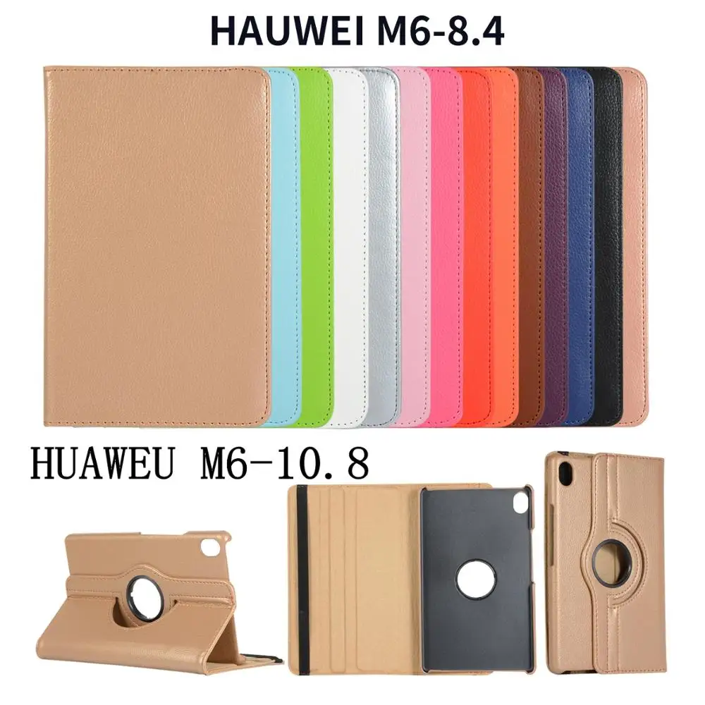Чехол для huawei mediapad m6 Turbo 8 4 sleep M6 10 подставка чехол 360 градусов вращающийся под