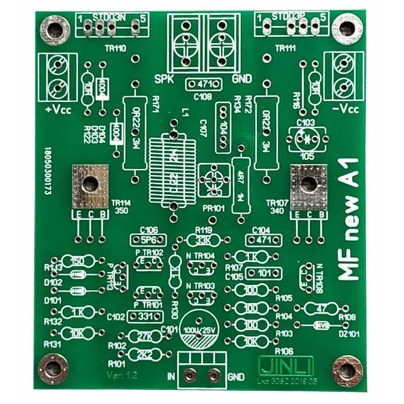 

20W Class A Single and Dual Channel Amplifier Circuit Board PCB Music Fax New A1 Circuit 08 Version A1