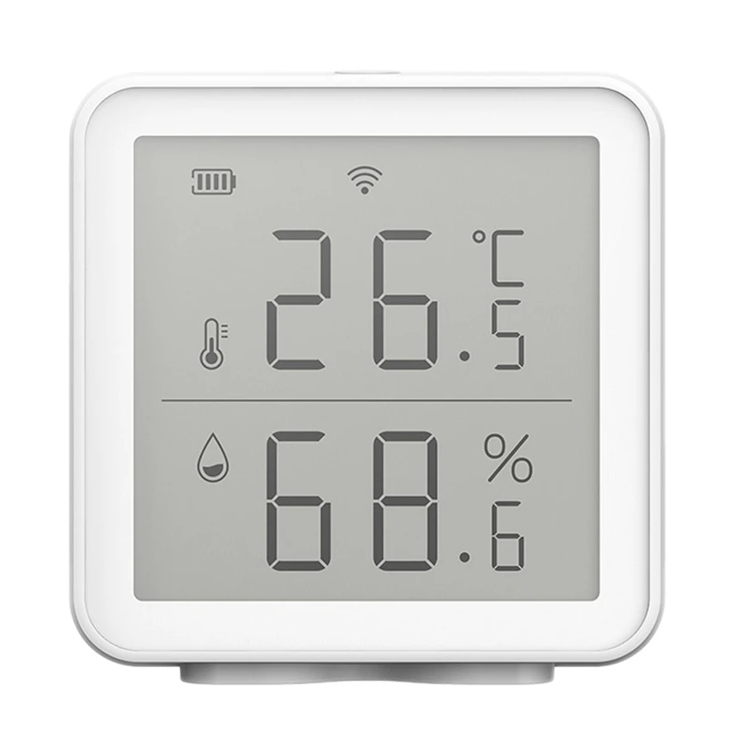 

Умный датчик, Wi-Fi датчик температуры и влажности, внутренний датчик с ЖК-дисплеем, несколько режимов, уведомления приложений для умного дома