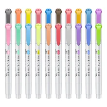 Zebra Mildliner пастельные текстовыделители WKT7 текстовый маркер японские канцелярские принадлежности