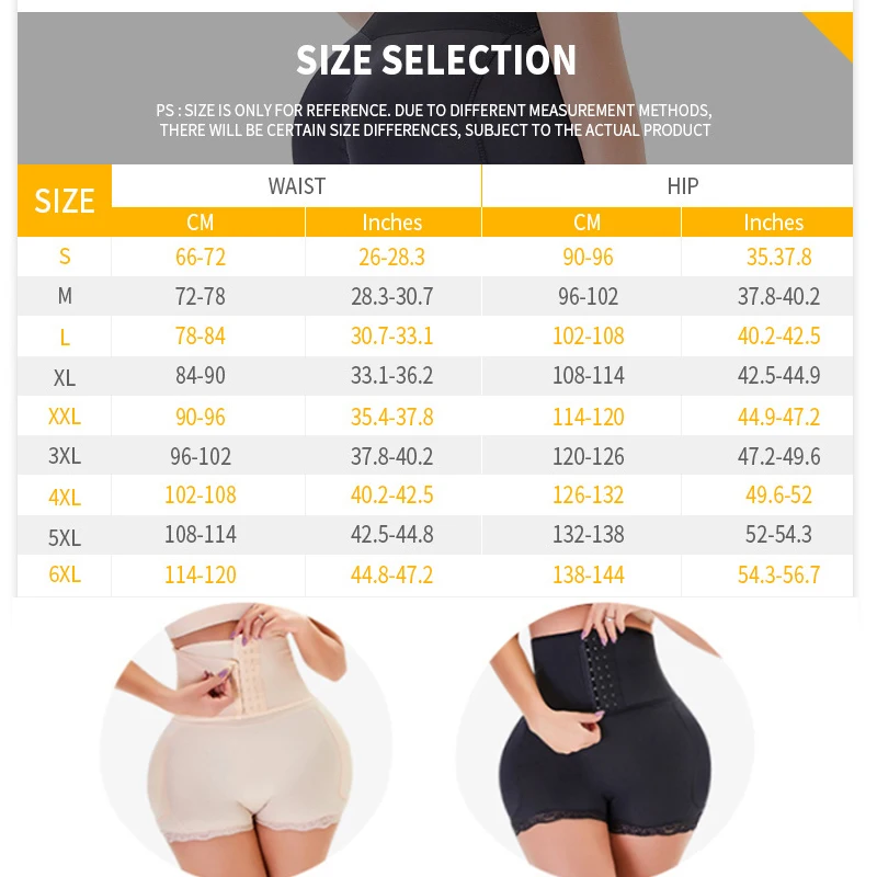

Twinso Fake Butt Lifter Sexy Underwear Hip Enhancer Padded Panty Body Shaper High Waist Trainer Slim Tummy Control Panties S-6XL