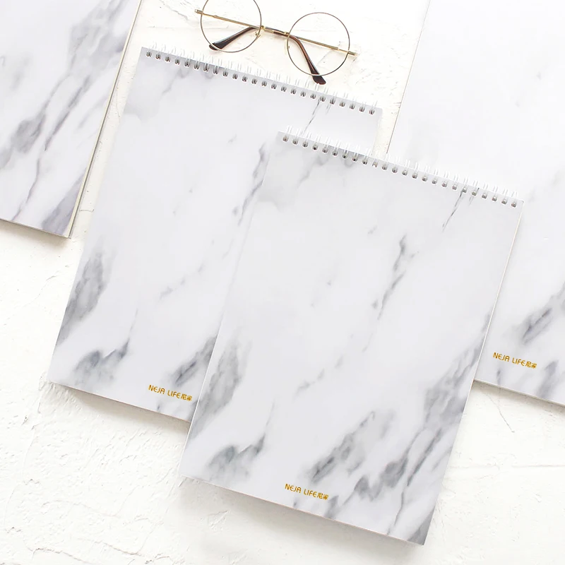 Дневник для рисования А3 А4 граффити чехол под мрамор записная книжка блокнот