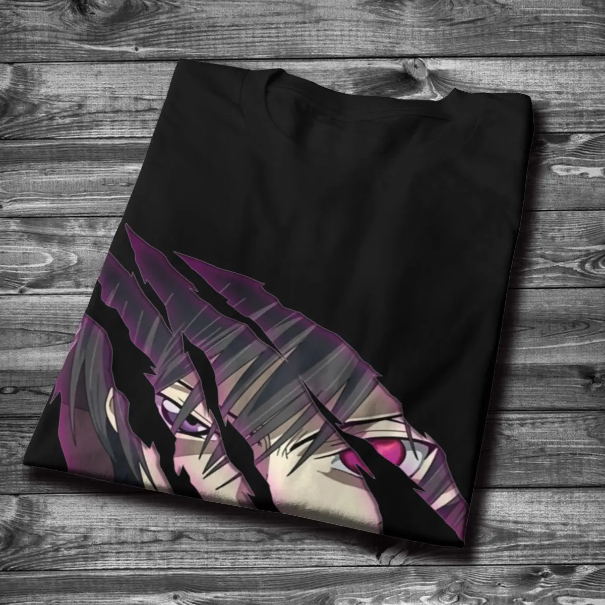 Футболка с круглым вырезом из 100% хлопка аниме кодом Geass Lelouch Of The мятежное | Мужская