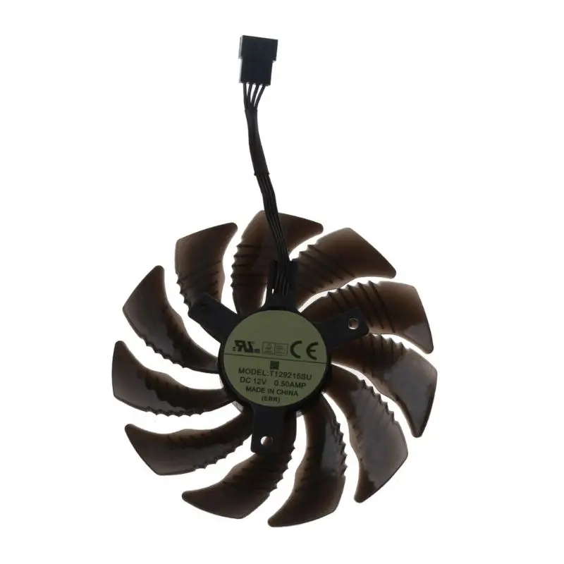 88 мм T129215SU 4Pin вентилятор охлаждения для Gigabyte GTX 1050 1060 1070 960 RX 470 480 35EA|Охлаждающие