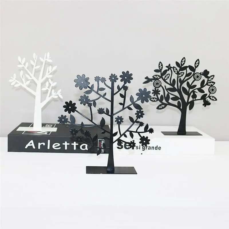 Романтическая Подвесная подставка в форме дерева для ювелирных изделий сережек