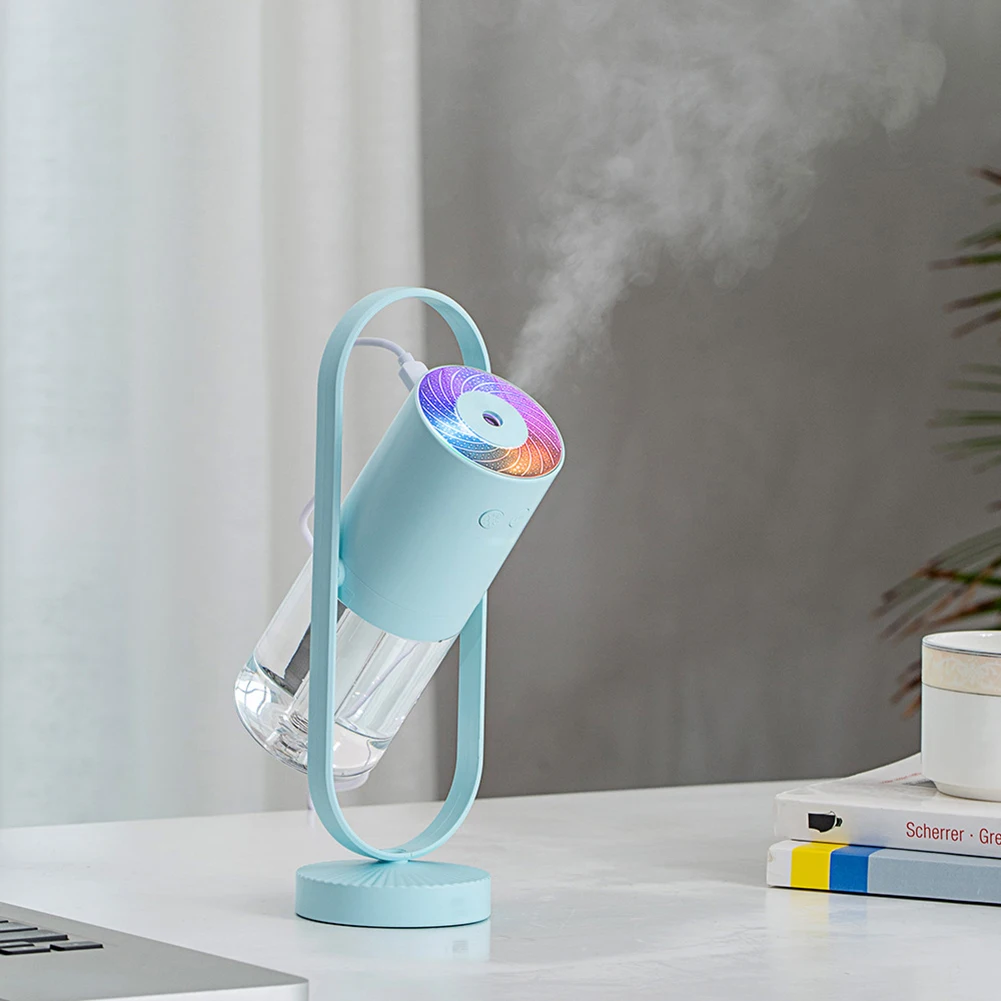 Поворотный электрический USB-увлажнитель воздуха светодиодный светодиодной