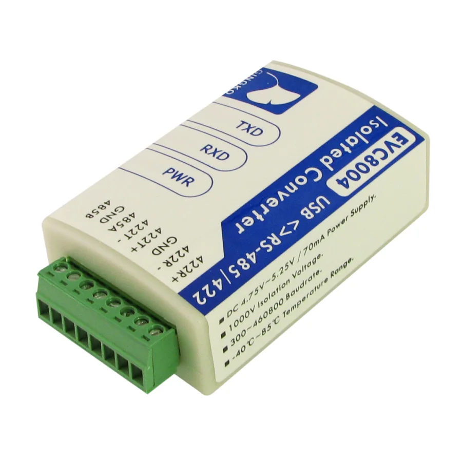 Бесплатная доставка EVC8004 изоляционный преобразователь USB 485 в 422 два одном