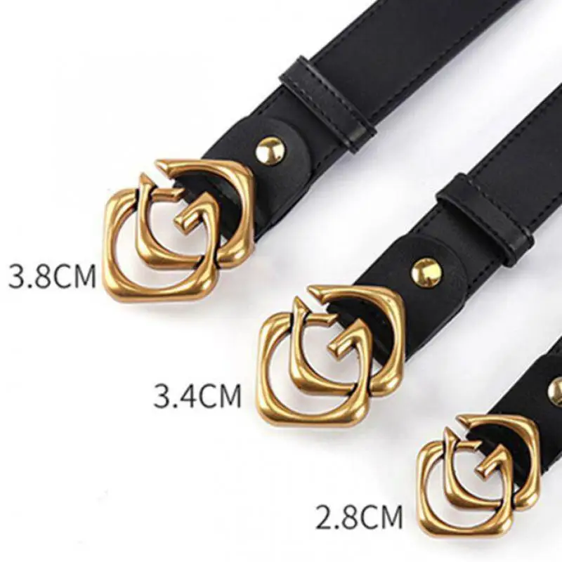 

Fashion Luxury Famous Brand Men Belt Genuine Leather High Quality Copper Buckle Letter Designer G Belts Classic Belts For Women