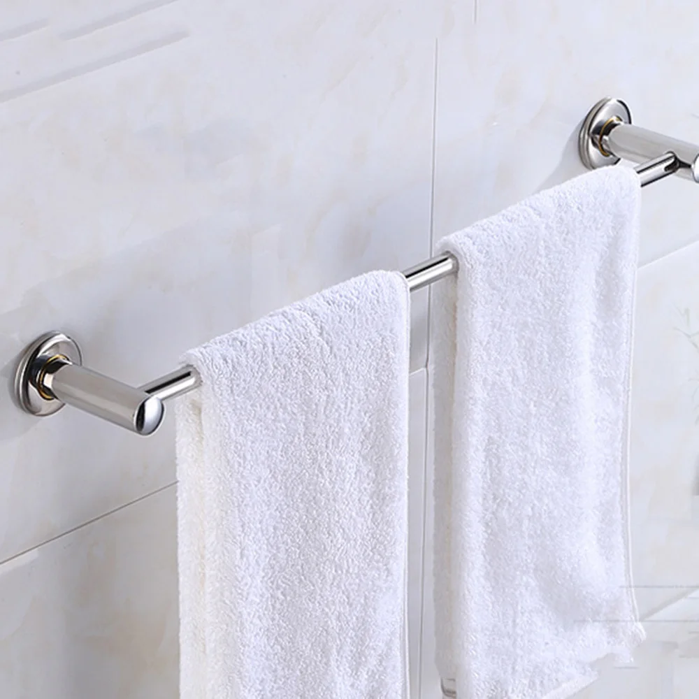 

40CM Stainless Steel Rustproof Towel Rack Bathroom Hanger Towel Pole