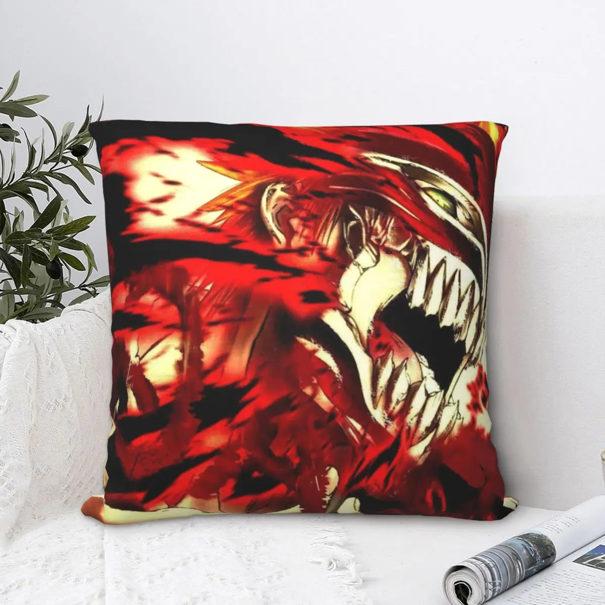 

Чехол для подушки с эффектом размытия отбеливатель Kurosaki Ichigo Молодежные комиксы Короткие плюс наволочки для домашнего дивана стула декорат...