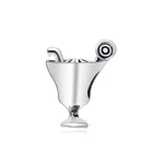 Новые оригинальные бусины из сплава простые креативные изысканные Очаровательные очки для вина подходят для браслета Пандоры Ожерелье сделай сам женские ювелирные изделия