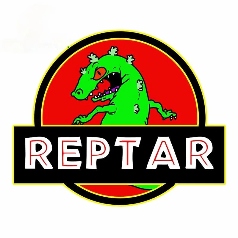 Интересные для Reptar зеленый носорог красное солнце мультфильм автомобильные