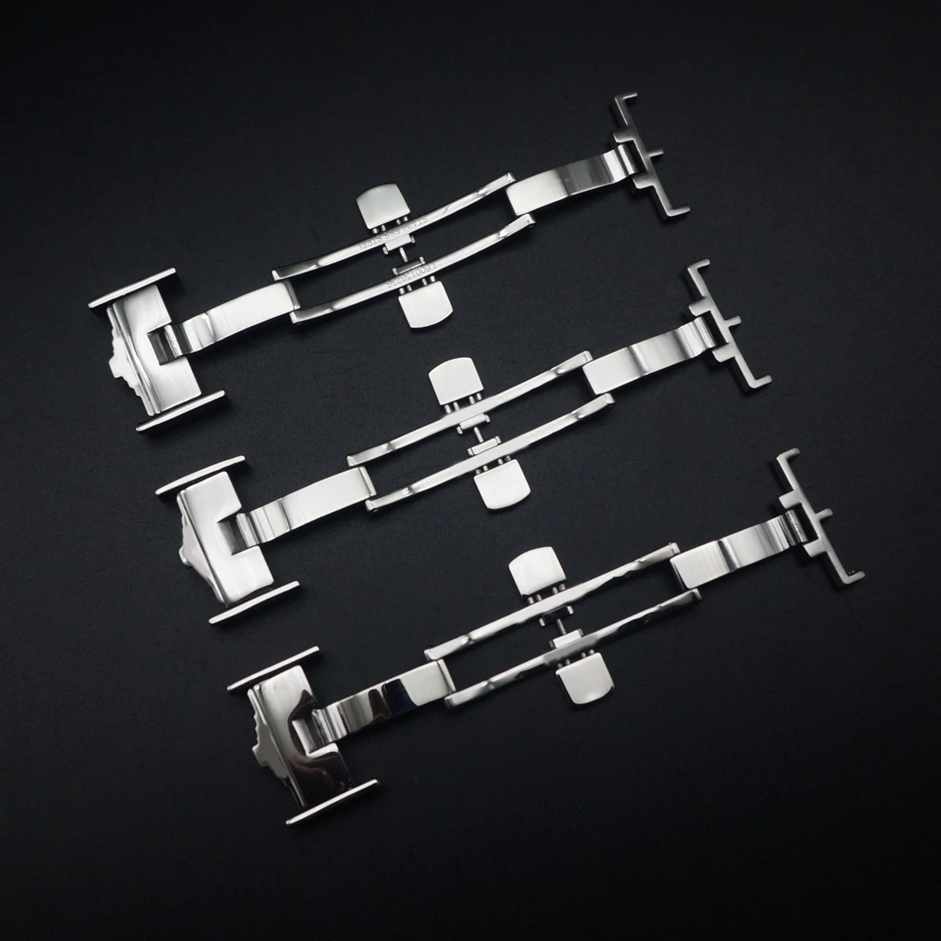 Clasp For Longines L2 Silver Gold Rose Gold 12mm 14mm 16mm 18mm 20mm Fashion WatchBands Strap Clasp Stainless Steel Strap Buckle