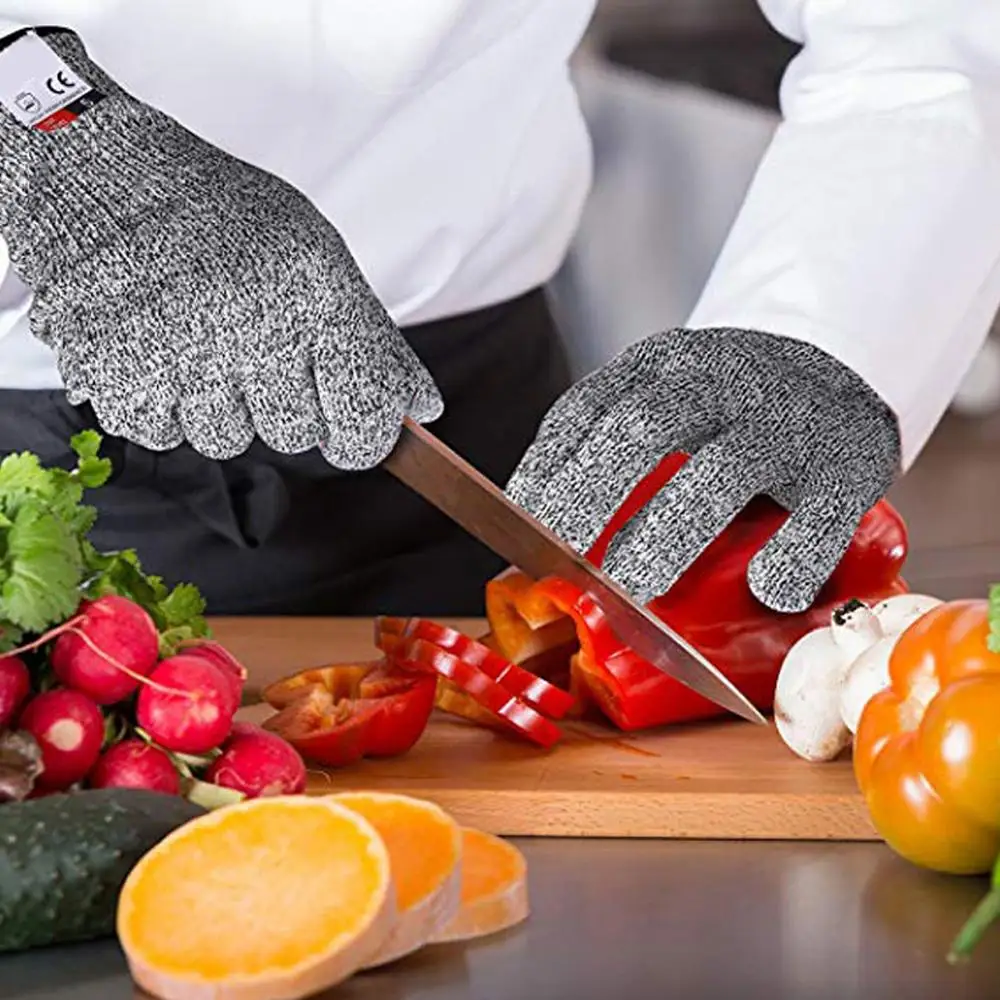 Перчатки для защиты от порезов высокопрочные защитные кухонные перчатки класса 5