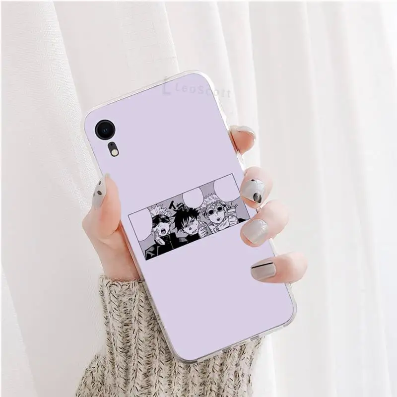 

jujutsu kaisen Gojou satoru Phone Case For iphone 12 5 5s 5c se 6 6s 7 8 plus x xs xr 11 pro max mini