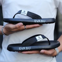 men 2021 summer beach casual flat shoes high quality flat anti skidding slide flip flops outdoor male slipper