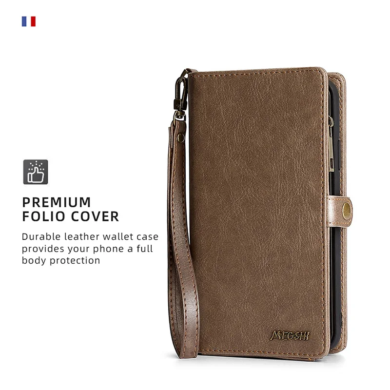 Megshi для iPhone 7, 8, XS Max, XR, X, XS, портфель, осенний, роскошный, на молнии, флип, Leder, Abdeckung, для iPhone 11, ProMax, магнит, чехол для телефона
