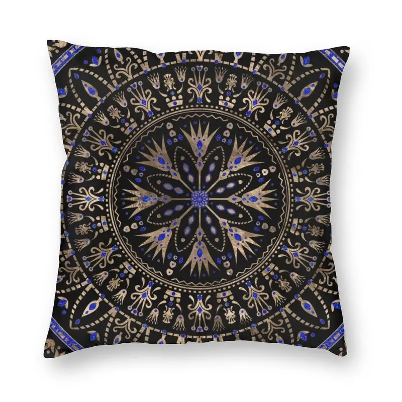 

С индивидуальными принтами (цветочные Египетский узор Подушка Чехол дома декоративные 3D двухсторонняя напечатаны Древнего Египта художес...