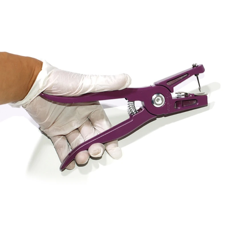 Автоматические плоскогубцы для закрепления ушных бирок аппликатор с животными