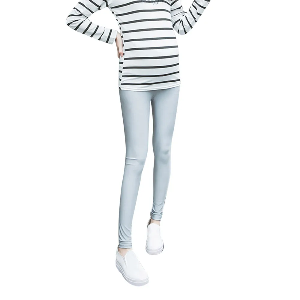 SAGACE женские корейские брюки для беременных живота тонкие узкие однотонные