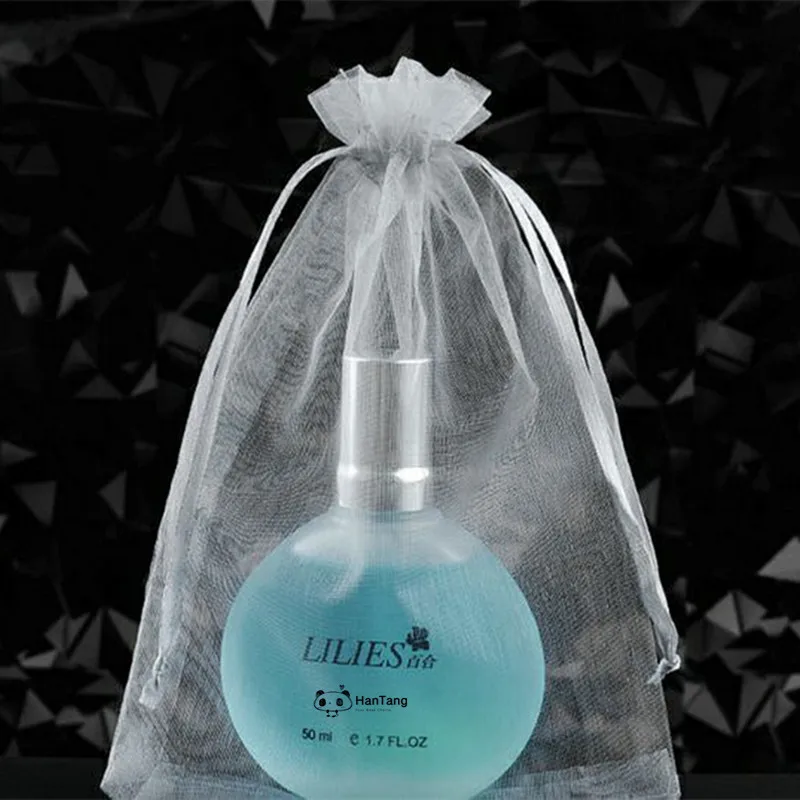 Пакеты из белой органзы 50 шт./лот пакеты для упаковки подарочные Подарочная