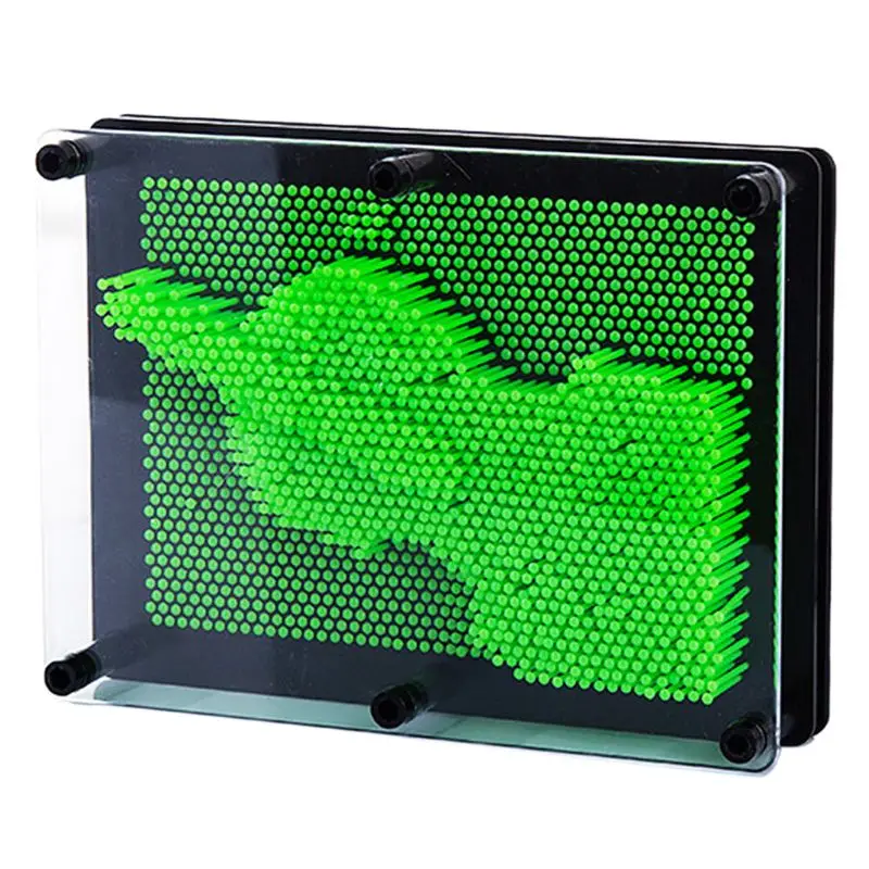 L-Green Креативный 3D клон ручная модель игрушки DIY ремесла трехмерная игла резьба картина Дети Мальчики Девочки Подарки на день рождения - Цвет: L-Green