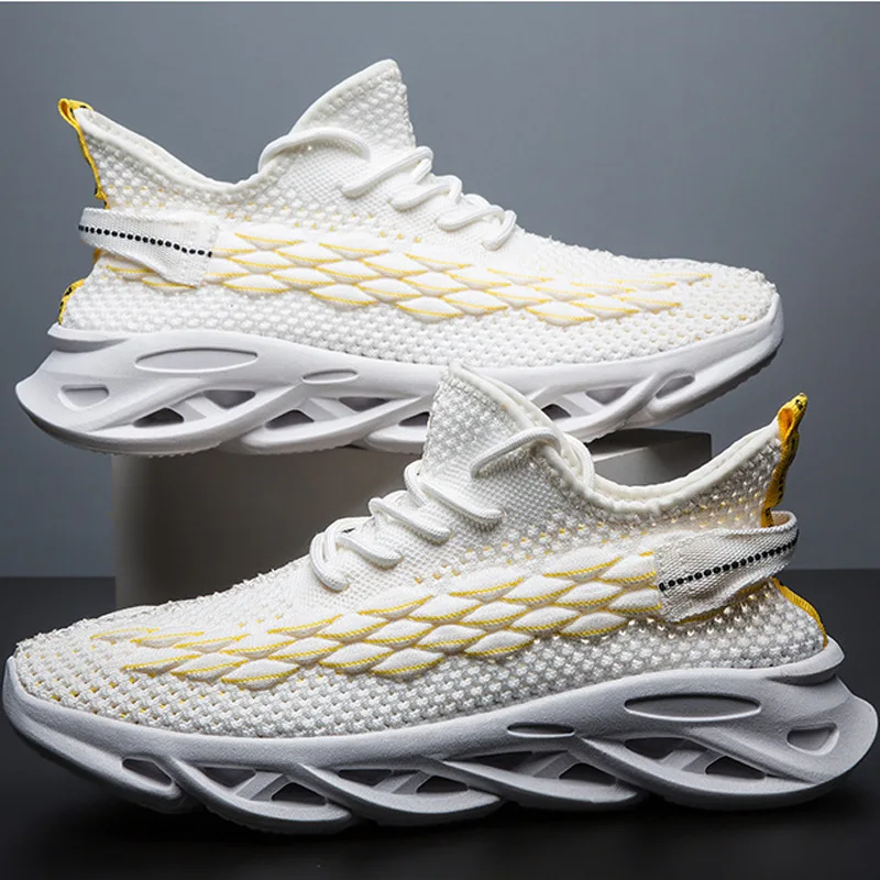 

Hot Sale 2021 Brand Flying Woven Sports Breathable Men's Running Casual Shoes Fashion Trendy Shoes Free Shipping
