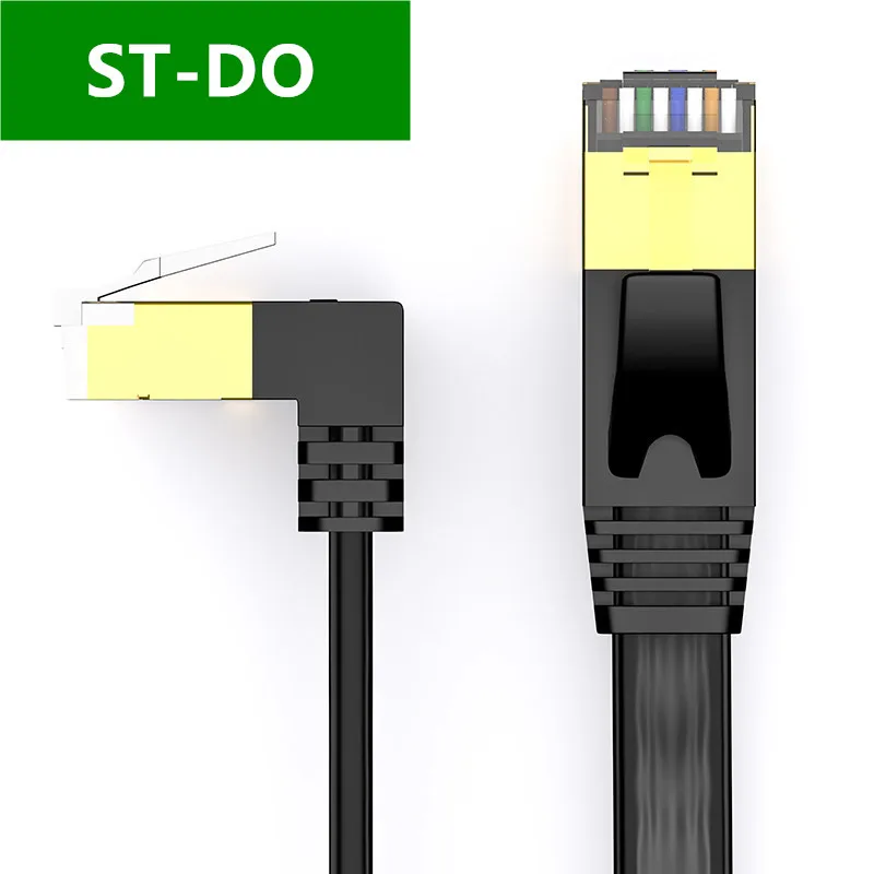 Ethernet-Кабель CAT 7 плоский сетевой кабель RJ45 Cat7 1 м 2 3 5 10 RJ 45 Соединительный шнур