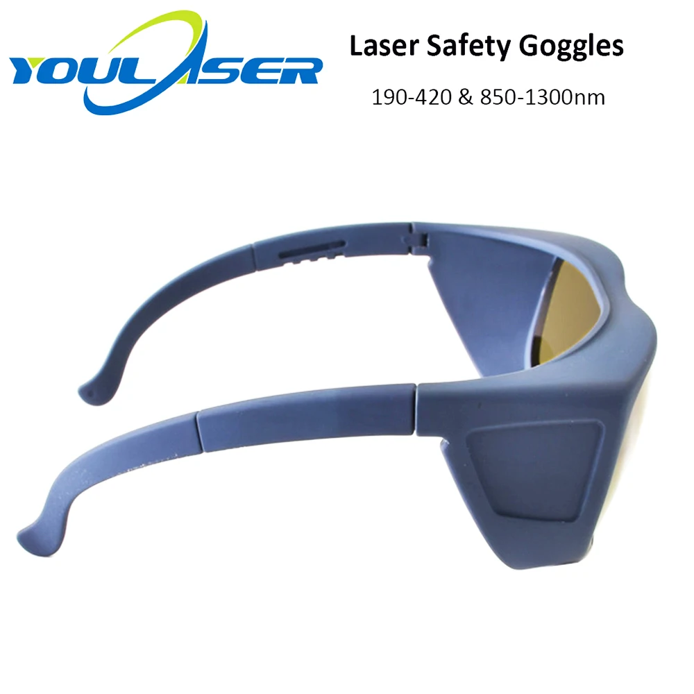 Лазерные защитные очки YOULASER 1064 нм 850-1300 OD4 + CE для оптоволоконного лазера |