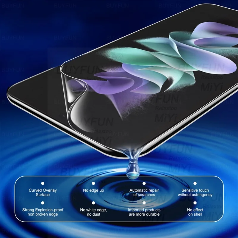 9 in 1 backscreencamera protectors for samsung galaxy z flip3 flip 3 5g hydrogel film sumsung zflip3 z3 z flip 3 3z not glass free global shipping