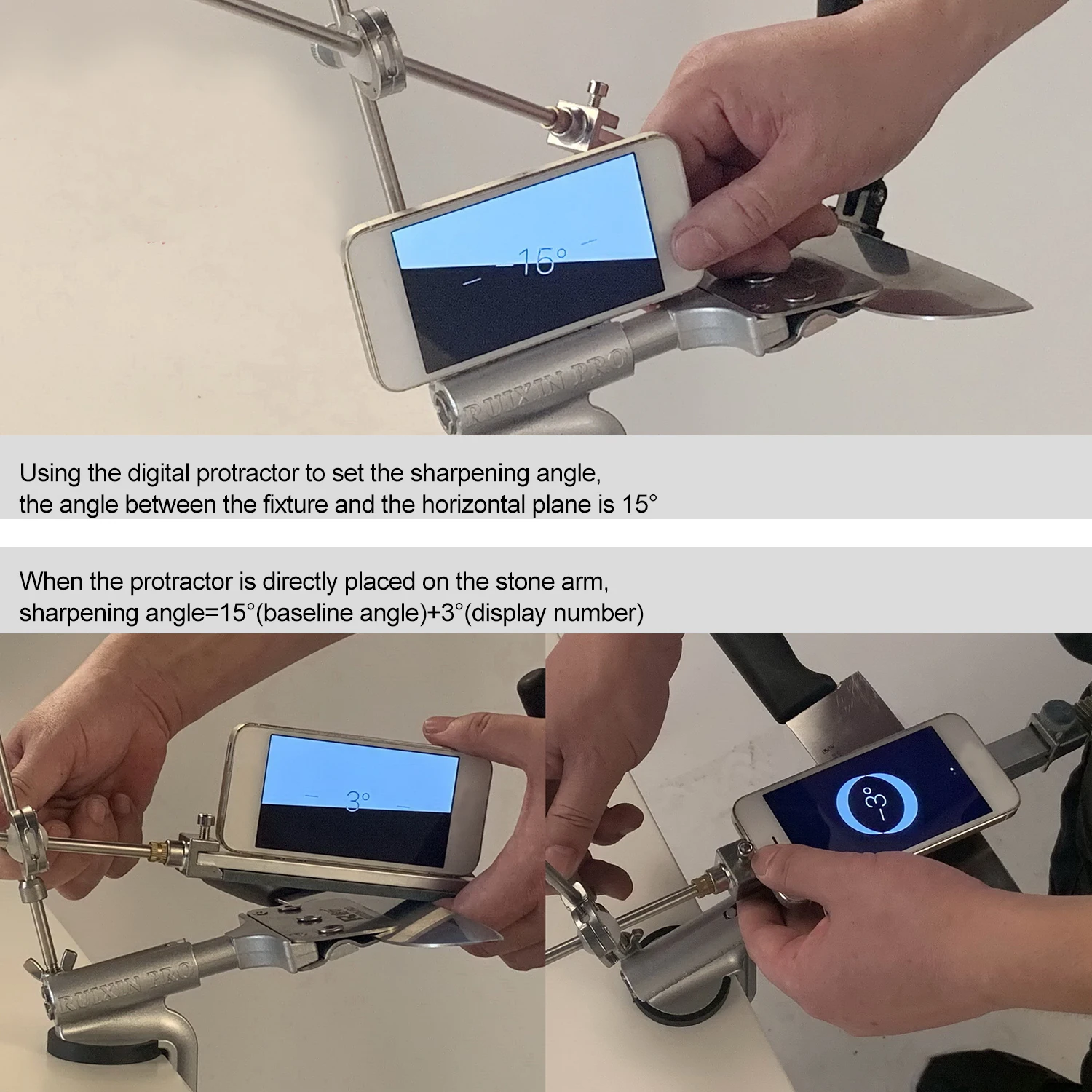 Портативная точилка для ножей с фиксированным углом зеркальная абразивная