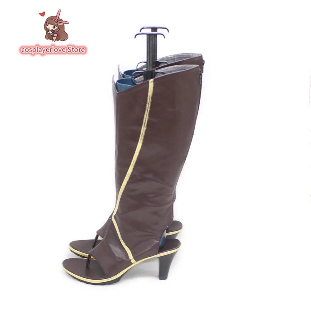 Аниме Genshin Impact Shenhe Обувь для косплея Сапоги Хэллоуин Карнавал Косплей