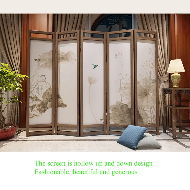 4 шт деревянные экраны перегородка для гостиной складной экран | Дом и сад
