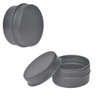 100 шт., алюминиевая коробка, матовая, черная, 30 г, металлическая фотография, профессиональная косметика, банка для крема, бутылка