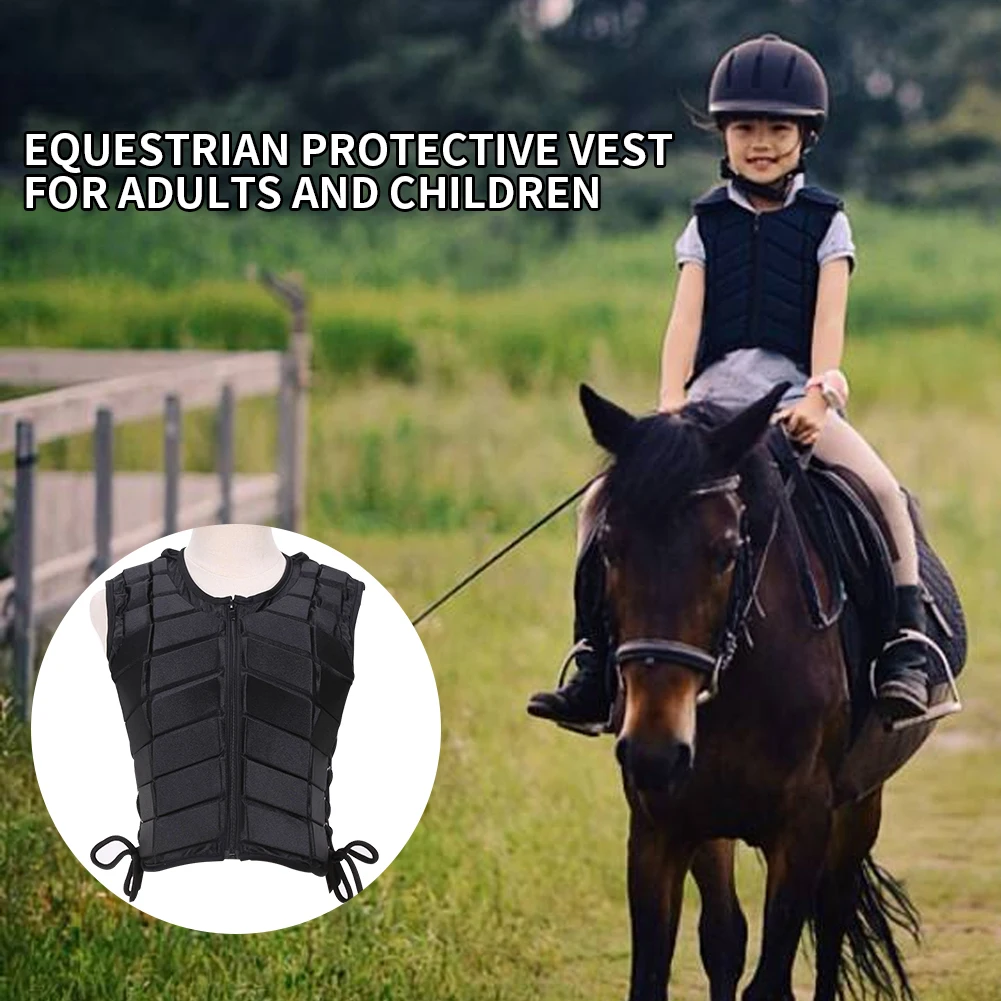 

Unisex Outdoor Children Body Protective Horse Riding Vest Damping Armor Safety Adult Equestrian EVA Padded Sports Eventer