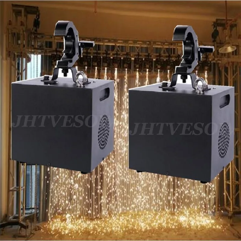 2 шт. сверкающая машина водопад версия 600 Вт DMX xlr powercon Удаленная холодная Искра